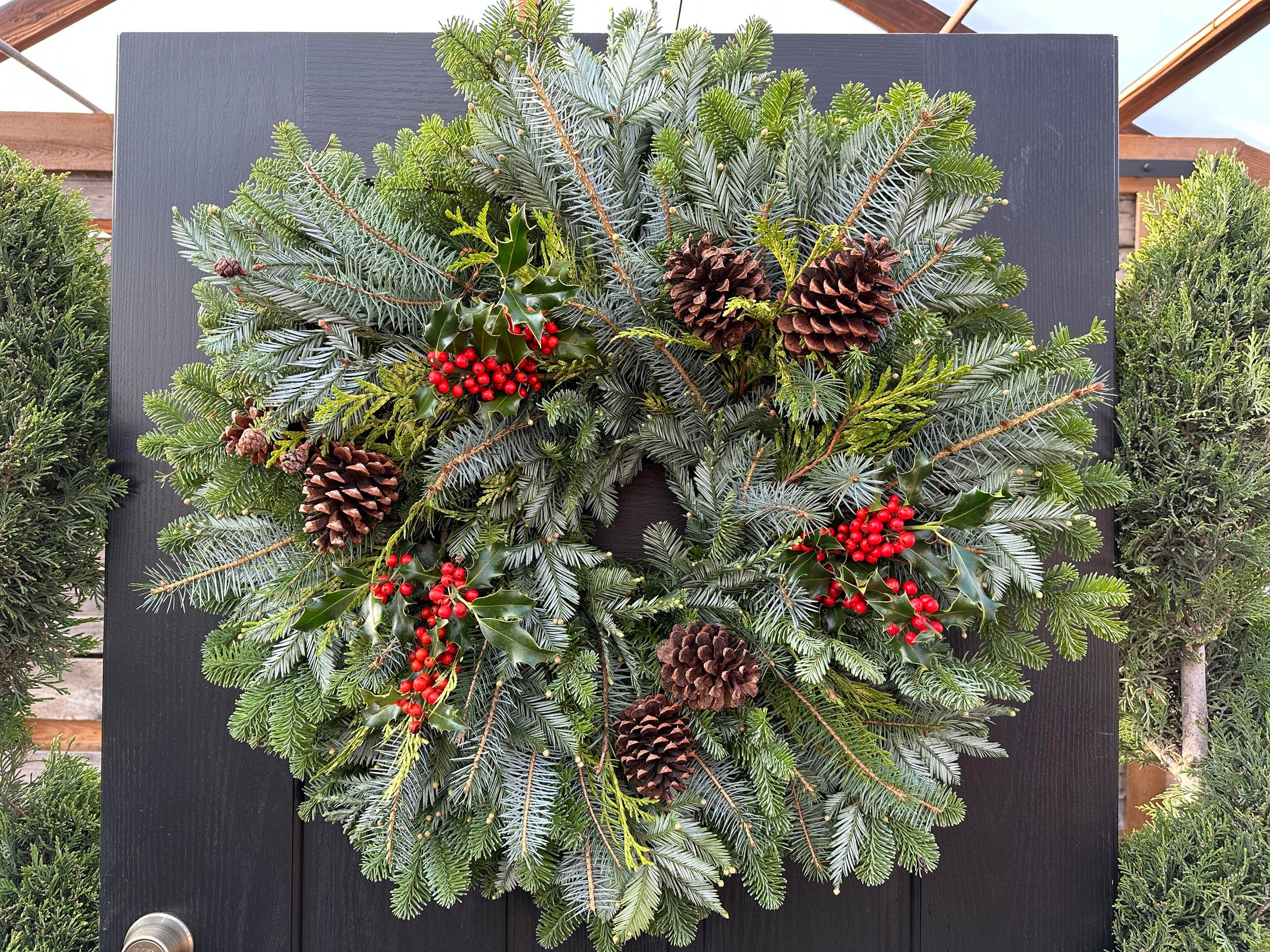 Blue Frost Custom Wreath