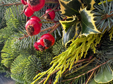 Load image into Gallery viewer, Holly Days Custom Wreath
